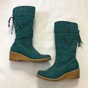 RARE Mary Kate & Ashley wedge boots, size 6